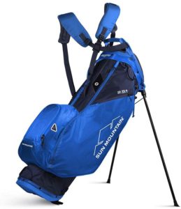 5 Best of the Lightest Golf Carry Bags: Sun Mountain 2020 2.5+ Golf Stand Bag Blue